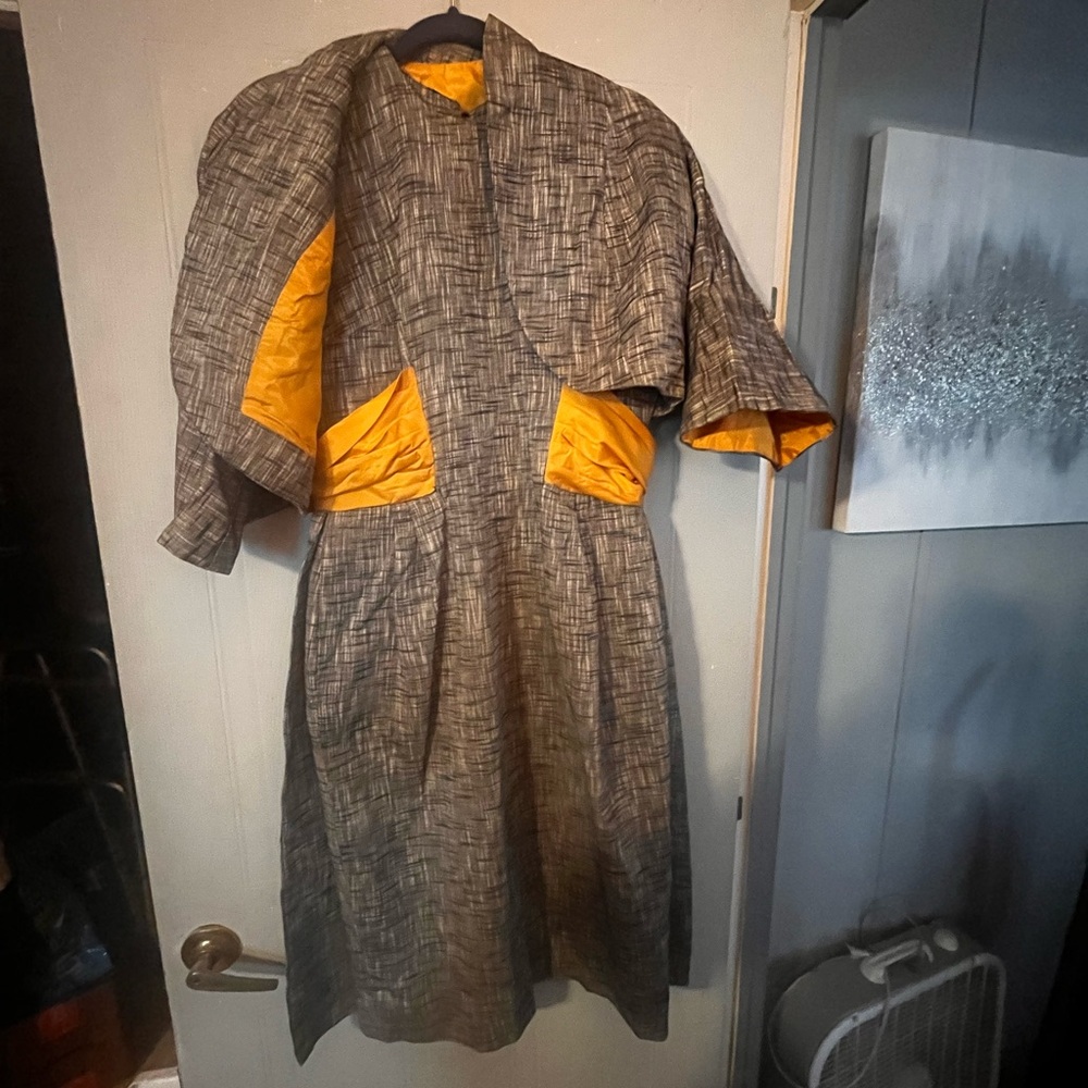 "Golden Era Ensemble Vintage Dress